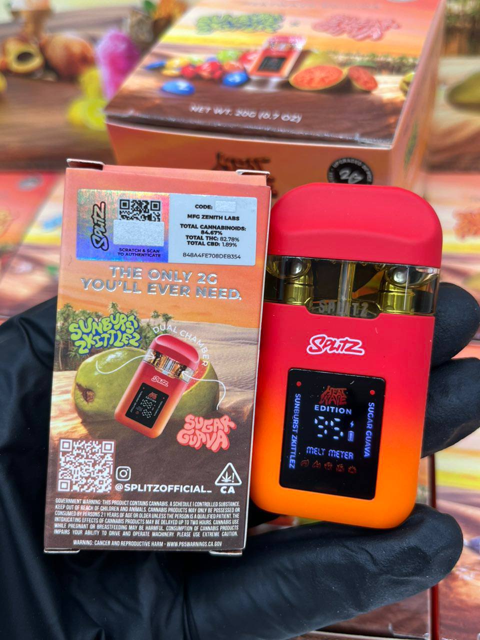 new splitz heat wave disposable