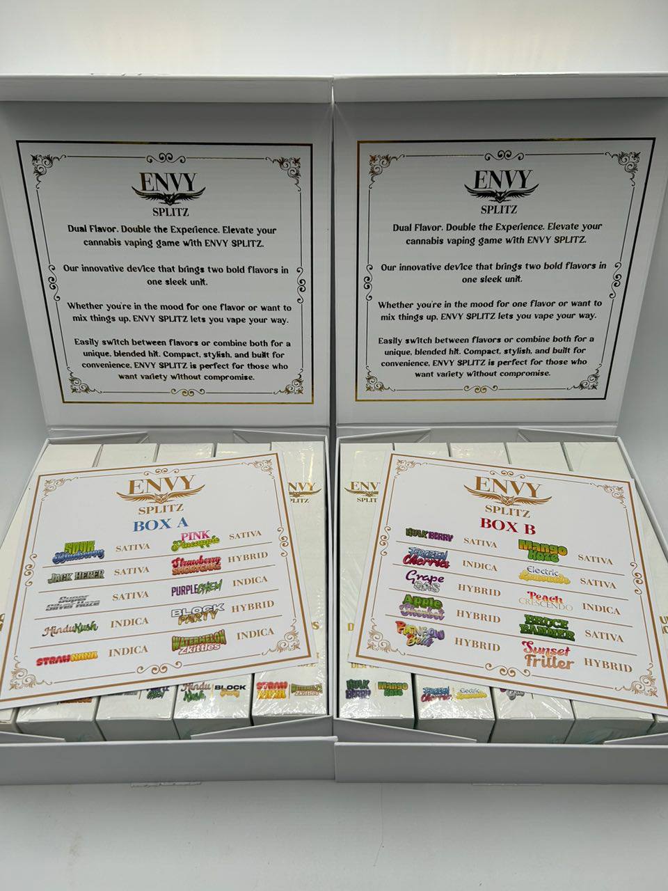 envy splitz disposable