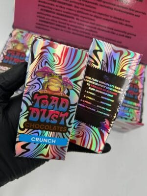 toad dust mushrooms chocolate