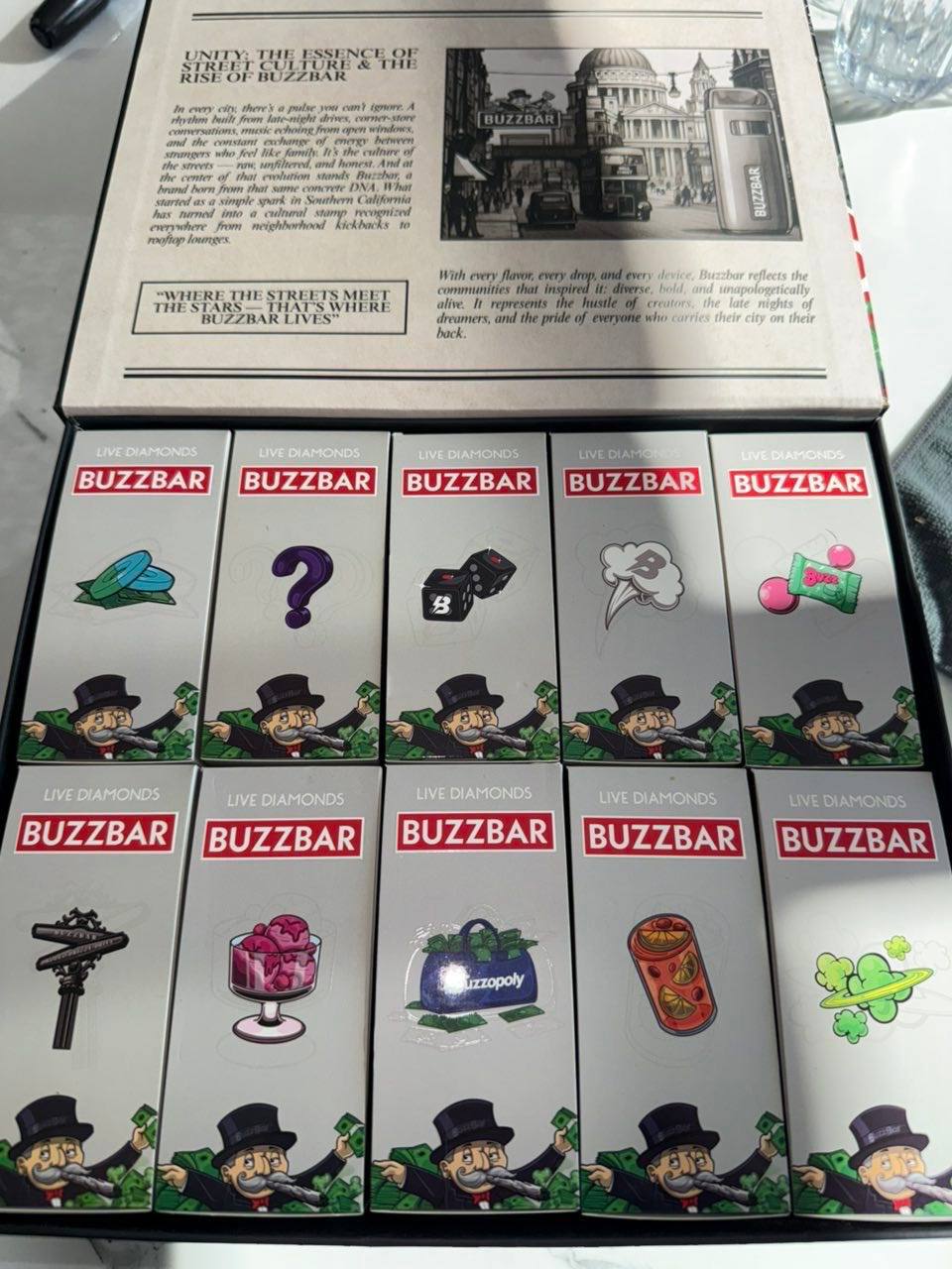 buzzbar buzzopoly disposable