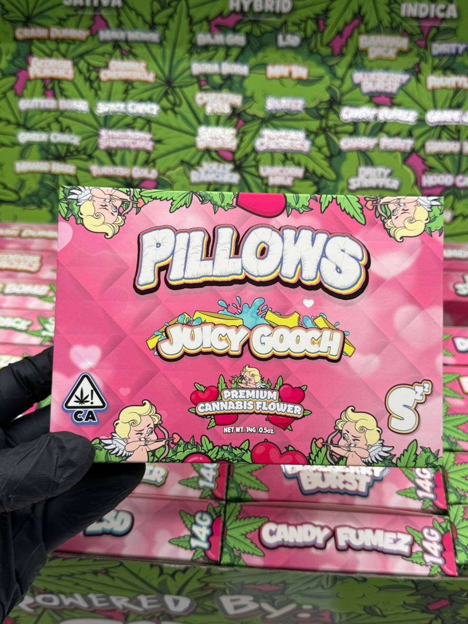 pillows weed valentine edition