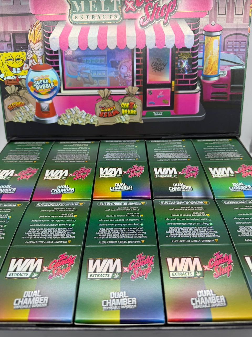 whole melts x the candy shop vape