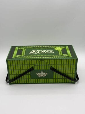 Splitz 2G The Corner Drop device showcasing dual chamber Liquid Diamond oil.